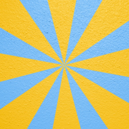 blue and pink rays on wall の写真素材