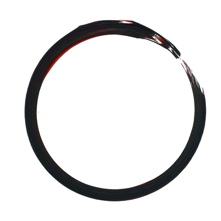 Colorful Circle Paint Line の写真素材