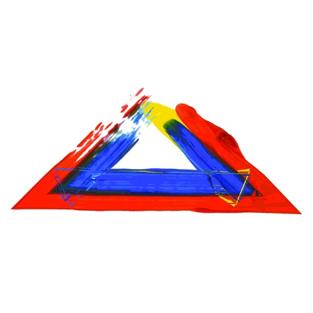 Triangle Paint Abstract