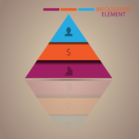 modern infographic elementのイラスト素材