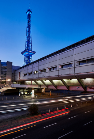Berlin Messe Funkturmのeditorial素材