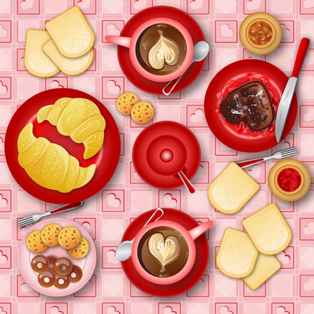I love breakfastの写真素材