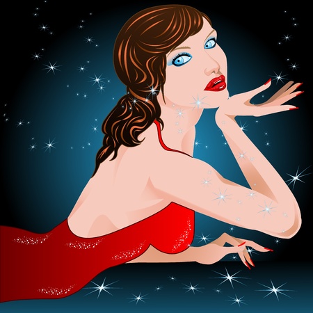 Star Womanのイラスト素材