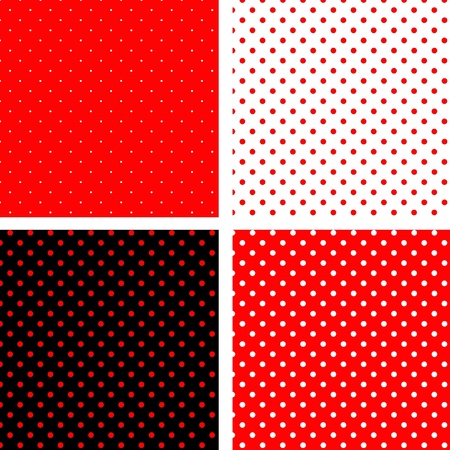 Seamless pattern pois redのイラスト素材