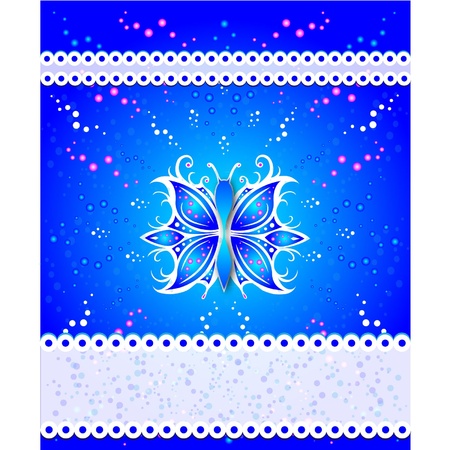 Greeting Cards Abstract Butterflyのイラスト素材