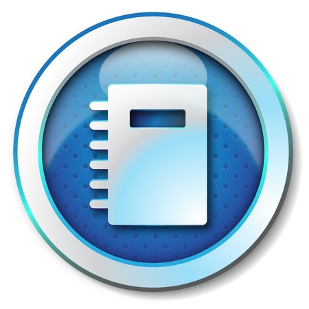 Adress book icon の写真素材