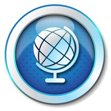 World globe iconの写真素材