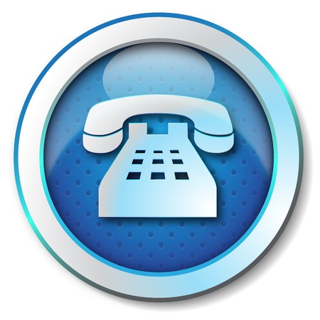 Telephone iconの写真素材