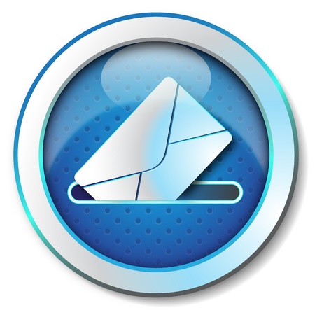 Message send iconの写真素材