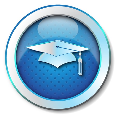 Graduation cap icon の写真素材
