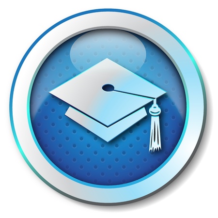 Graduation cap icon の写真素材