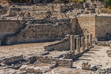 Ruins of ancient Kamirosの写真素材