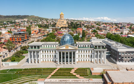 Georgia, Tbilisi, Aipril 2023 - State Palace of Ceremonies. It is former presidential residence...