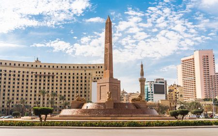 Tahrir Square in Cairo city
