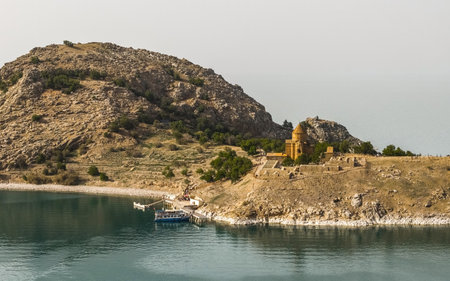 Akdamar Island with the historic Armenian Cathedral of the Holy Cross