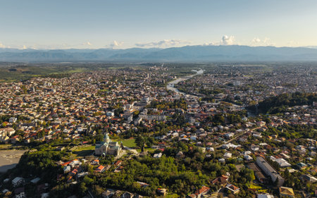 Cityscape of Kutaisiの写真素材