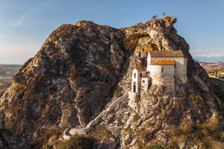 Elia monastery in Georgiaの写真素材