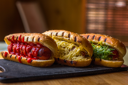 hot-dogの写真素材