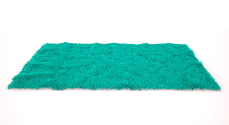 beautiful cozy carpet isolated on white background. 3d renderの写真素材