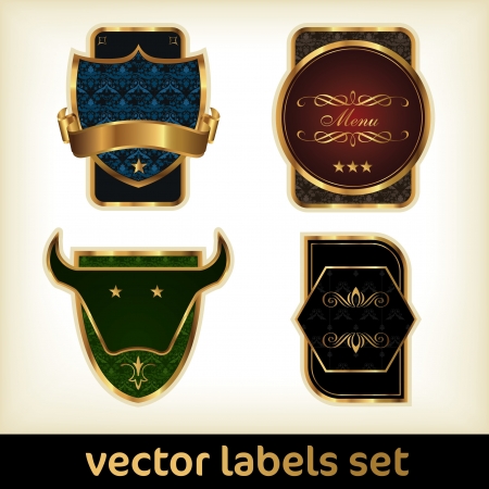 Vector labels setのイラスト素材