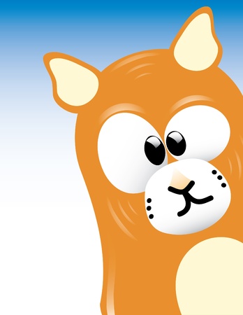 Funny Cat Characterのイラスト素材