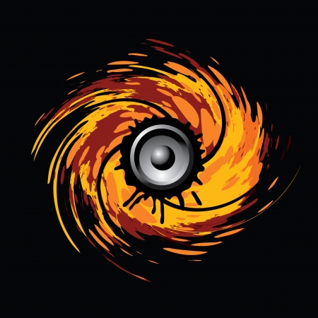 Abstract Grunge Musicのイラスト素材