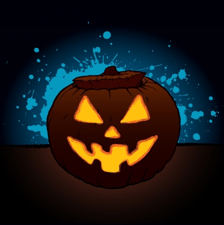 Pumpkin Lantern for Halloweenのイラスト素材