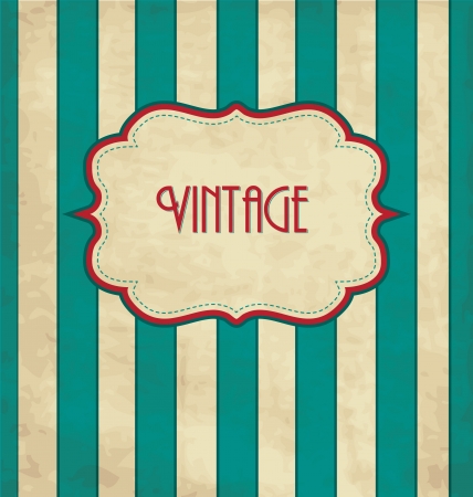 Vintage Design Templateのイラスト素材