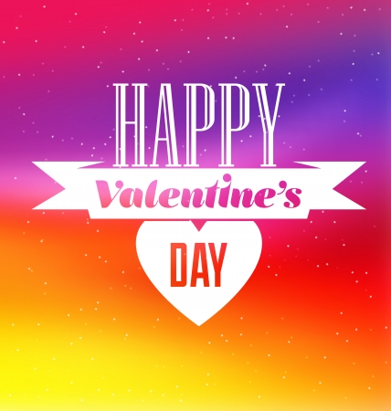 Typographic Valentines Designのイラスト素材