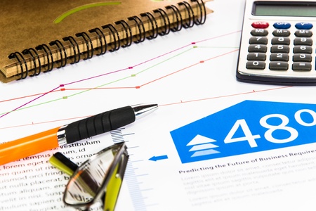 Accounting Financial graphs and charts
