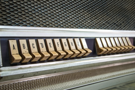 old buttons equipment for select music control