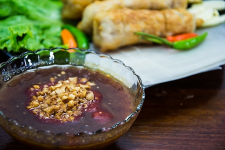 Vietnamese style shrimp with sweet-sour sauce