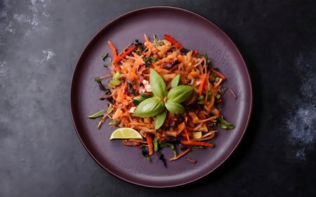 Capture the essence of Amok in a mouthwatering food photography shotの素材