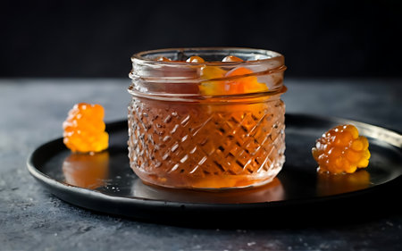 Capture the essence of Jelly in a mouthwatering food photography shotの素材