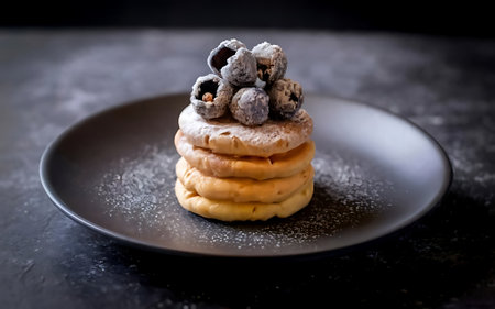 Capture the essence of Amandine in a mouthwatering food photography shotの素材