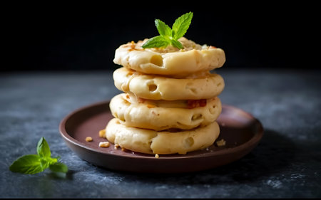 Capture the essence of Sakotis in a mouthwatering food photography shotの素材