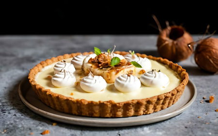 Capture the essence of Gizzada in a mouthwatering food photography shotの素材