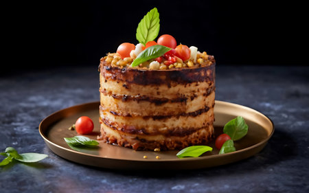 Capture the essence of Maakouda in a mouthwatering food photography shotの素材