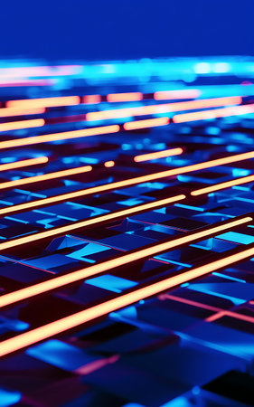 a close up of a computer keyboardの素材