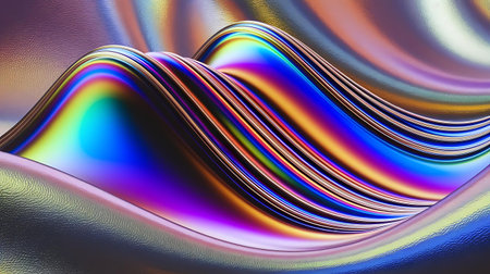 a colorful abstract background with a wavy patternの素材