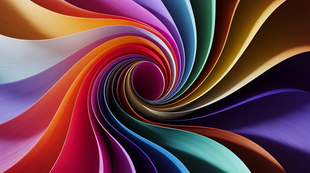 a colorful swirl background with many colorsの素材