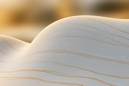 a white marble background with gold linesの素材