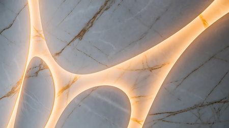 a marble table with a light shining through itの素材