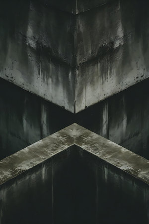 a black and white image of a cornerの素材