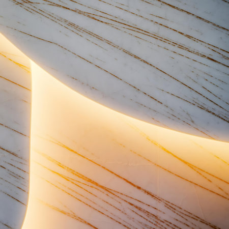 a marble table with a white marble topの素材