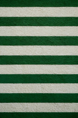 a green and white striped rugの素材