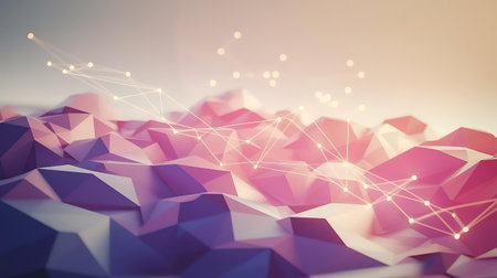 a background with geometric shapesの素材