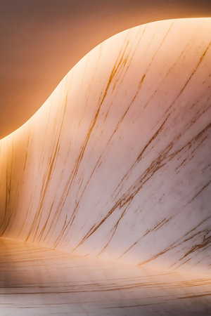 a long exposure of a wave in the oceanの素材