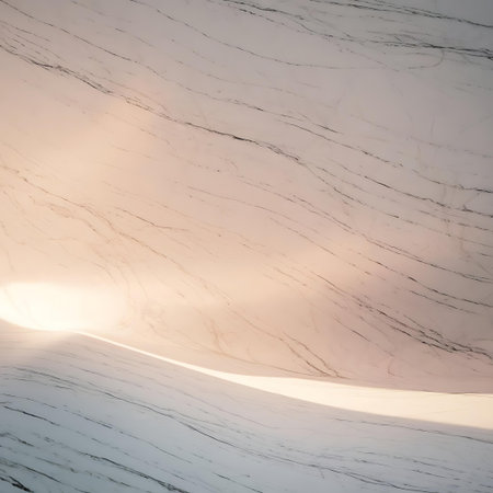 a white marble wall with a light shining through itの素材