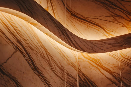 a marble wall with a curved designの素材